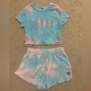 Terry cloth cover up set